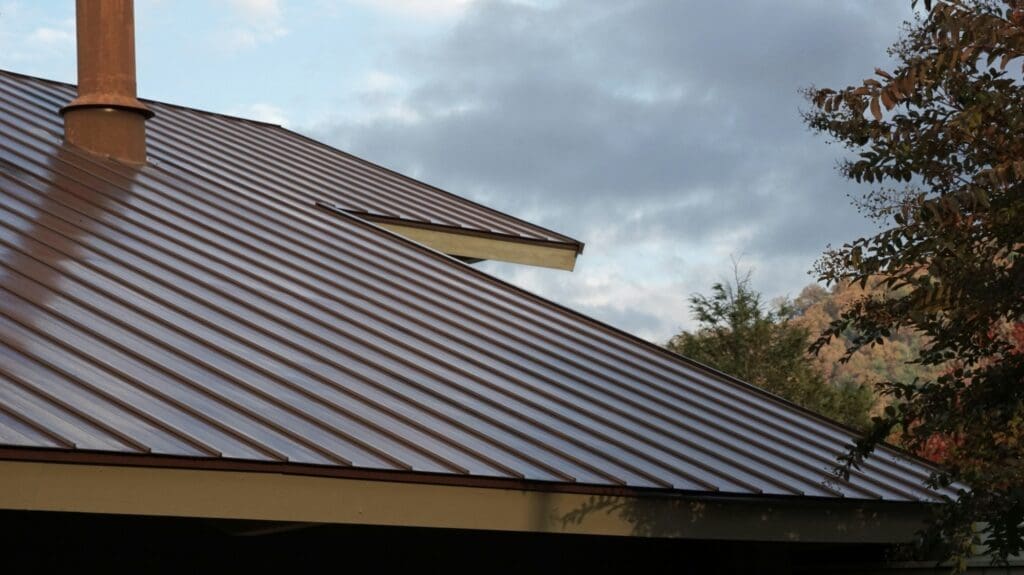 Beautiful brown metal roof bulverde tx