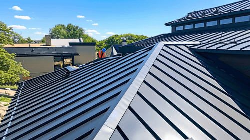 Commercial roofing installation